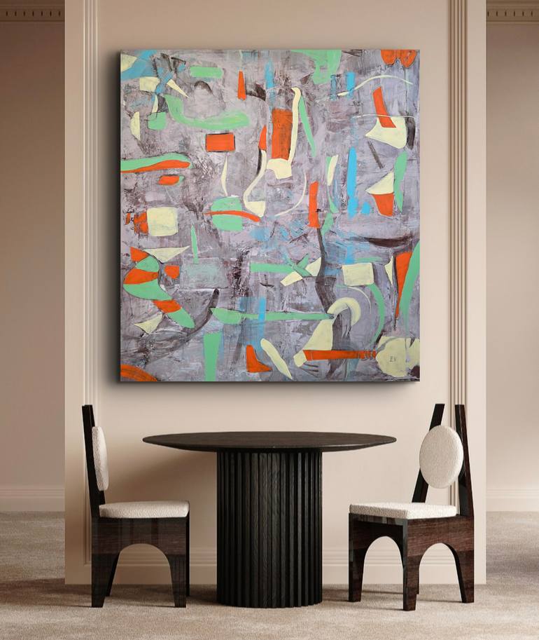 Original Contemporary Abstract Painting by Erika Vilimaityte