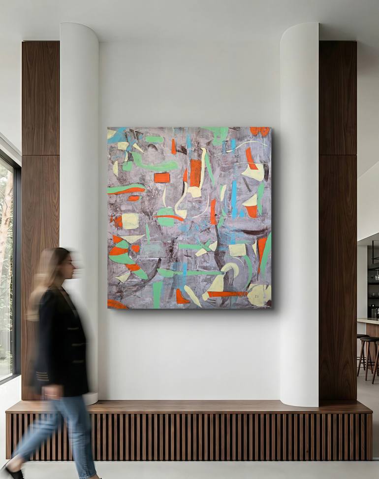 Original Contemporary Abstract Painting by Erika Vilimaityte