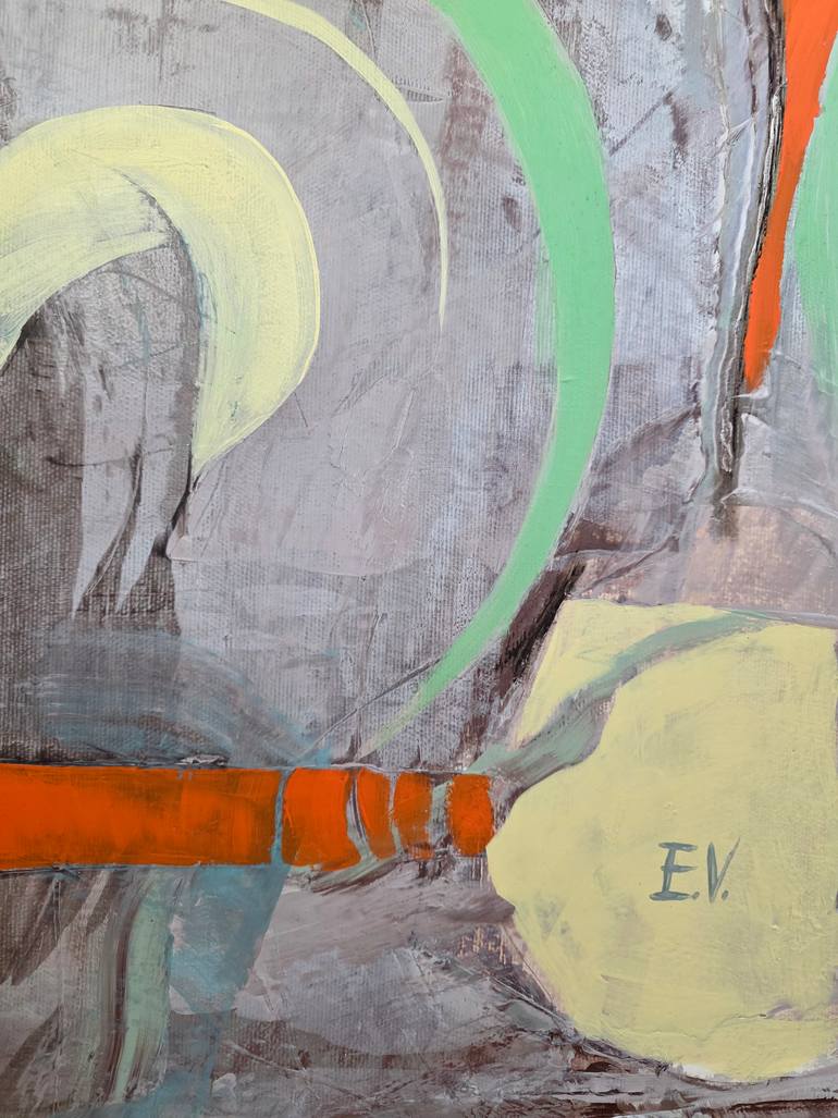 Original Contemporary Abstract Painting by Erika Vilimaityte