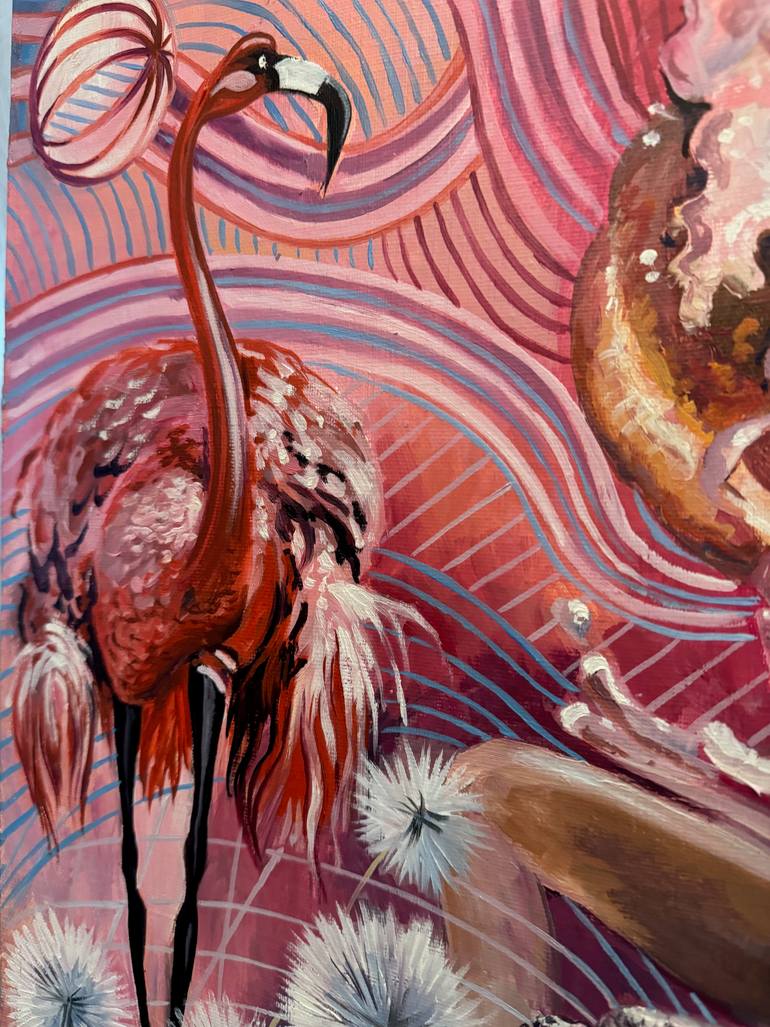 Original Symbolism Abstract Painting by Rinetta Feliz