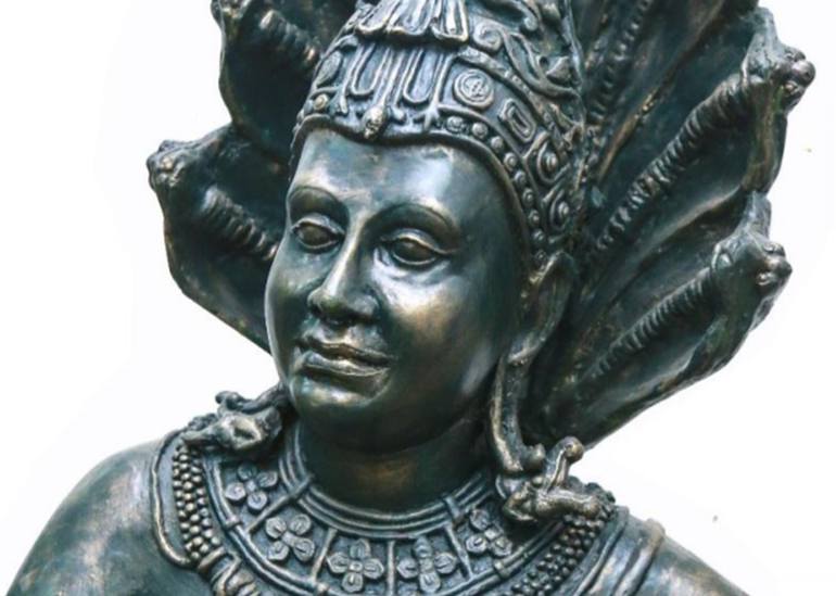 Original Traditional Religion Sculpture by Mahesh Ekanayake