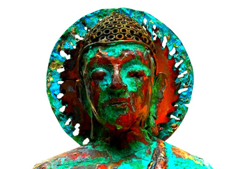 Original Gupta Religion Sculpture by Mahesh Ekanayake