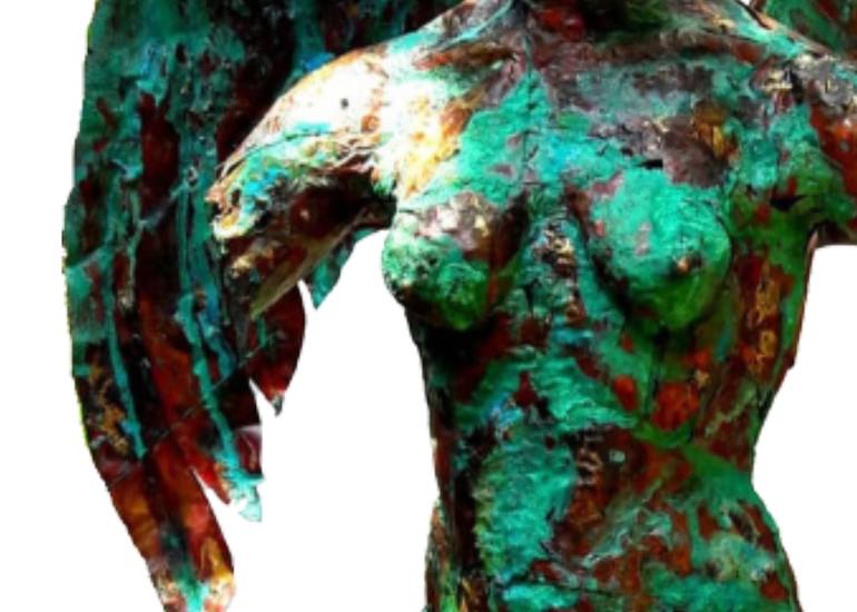 Original Baroque Women Sculpture by Mahesh Ekanayake