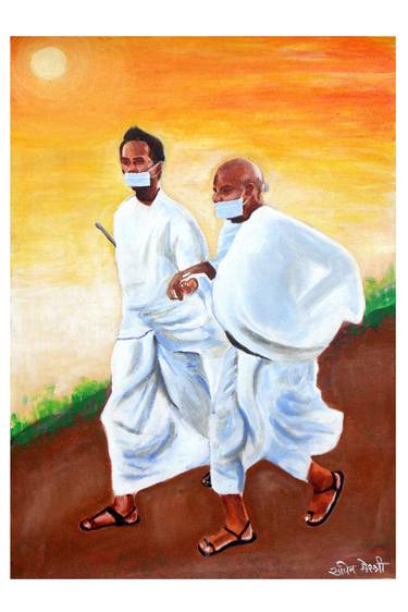 Original Religion Painting by Sachin Mestry