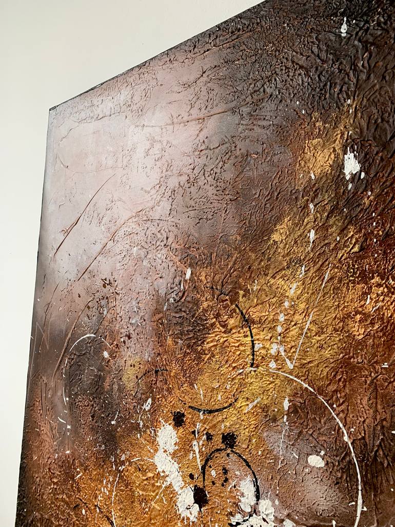 Original Abstract Expressionism Abstract Painting by Anna Bernad