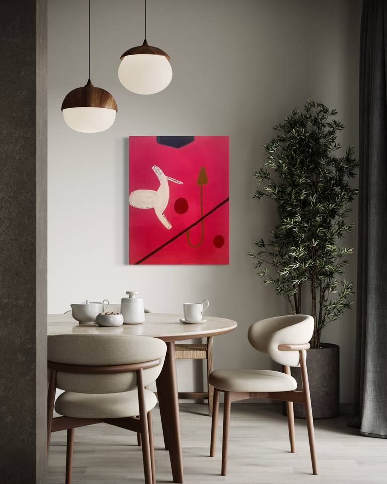 Original Conceptual Abstract Painting by Melina Rubin