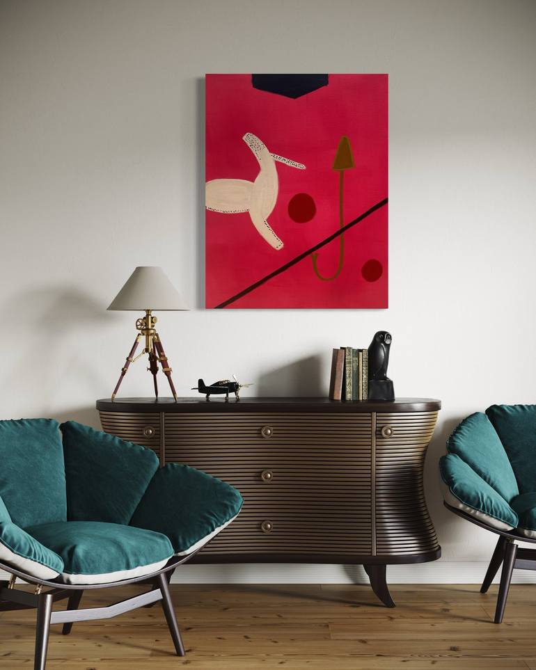 Original Conceptual Abstract Painting by Melina Rubin