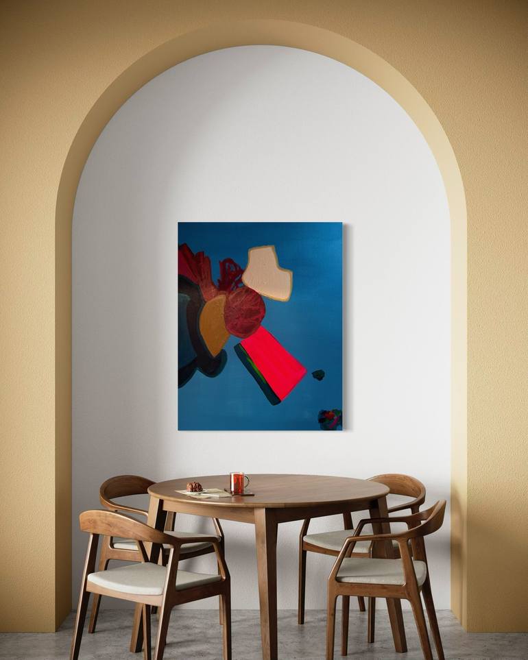 Original Color Field Painting Abstract Painting by Melina Rubin