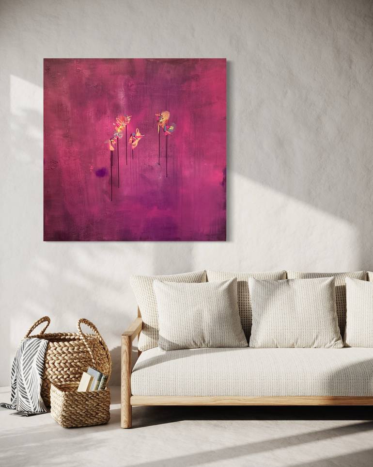 Original Conceptual Abstract Painting by Melina Rubin
