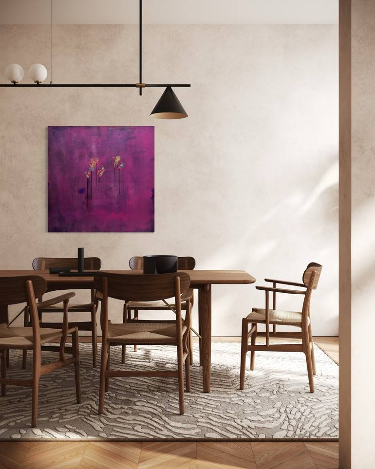 Original Conceptual Abstract Painting by Melina Rubin