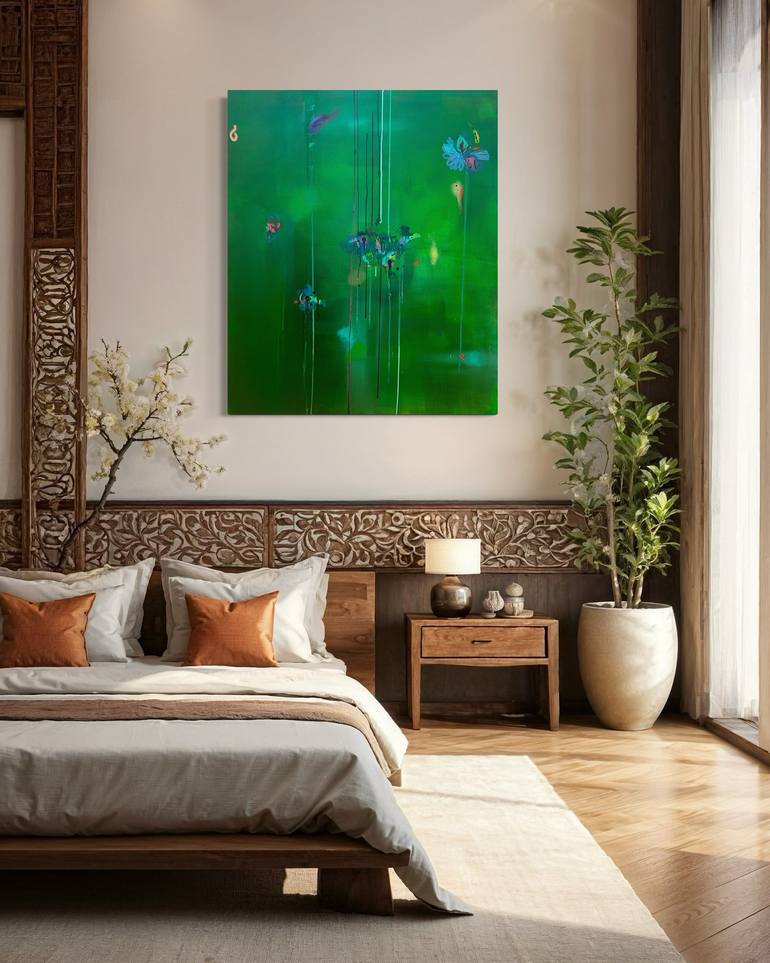 Original Abstract Painting by Melina Rubin