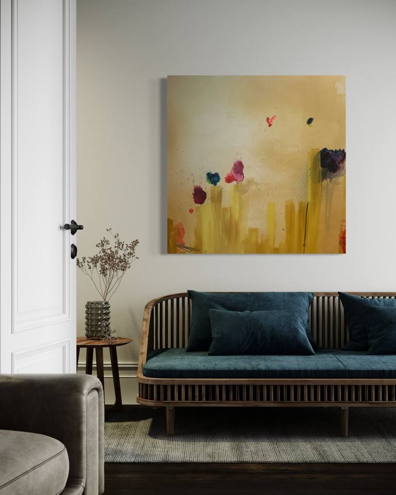 Original Abstract Expressionism Abstract Painting by Melina Rubin
