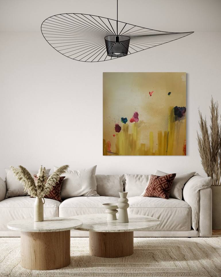 Original Abstract Expressionism Abstract Painting by Melina Rubin