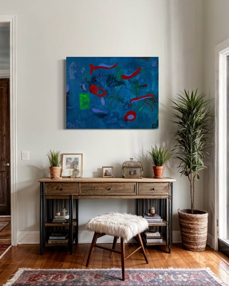 Original Conceptual Abstract Painting by Melina Rubin