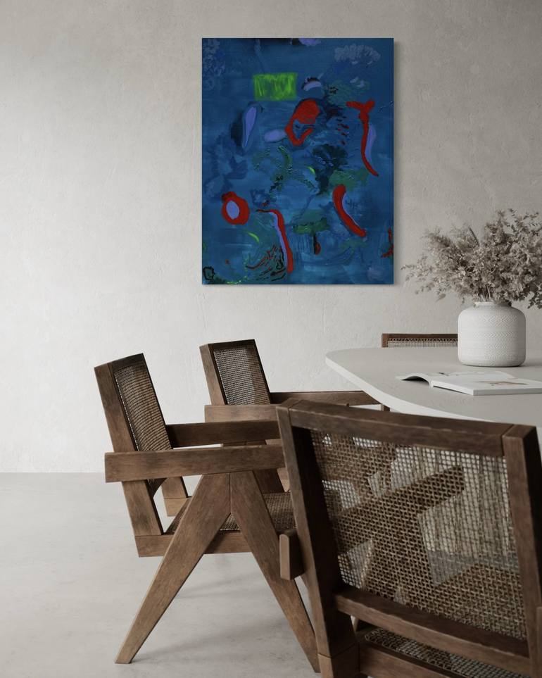 Original Conceptual Abstract Painting by Melina Rubin