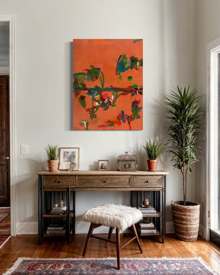 Original Abstract Expressionism Abstract Painting by Melina Rubin
