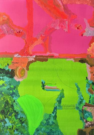 Original Abstract Expressionism Abstract Painting by Melina Rubin