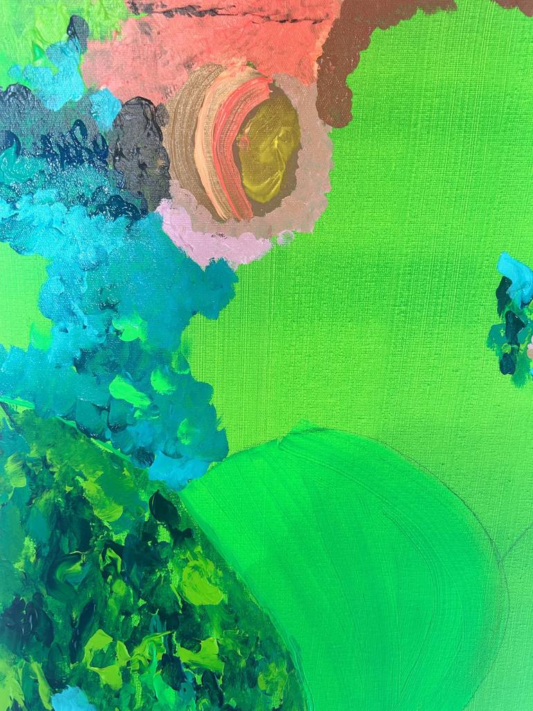Original Abstract Expressionism Abstract Painting by Melina Rubin