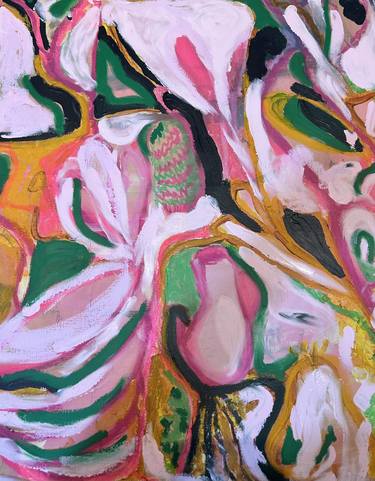 Original Abstract Expressionism Abstract Painting by Melina Rubin