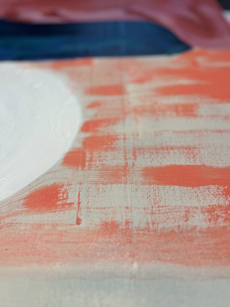 Original Geometric Abstract Painting by Melina Rubin