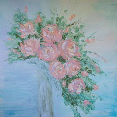 Original Impressionism Floral Paintings by Radka Lehka