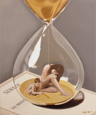 Print of Surrealism Time Paintings by Angelo Asaro