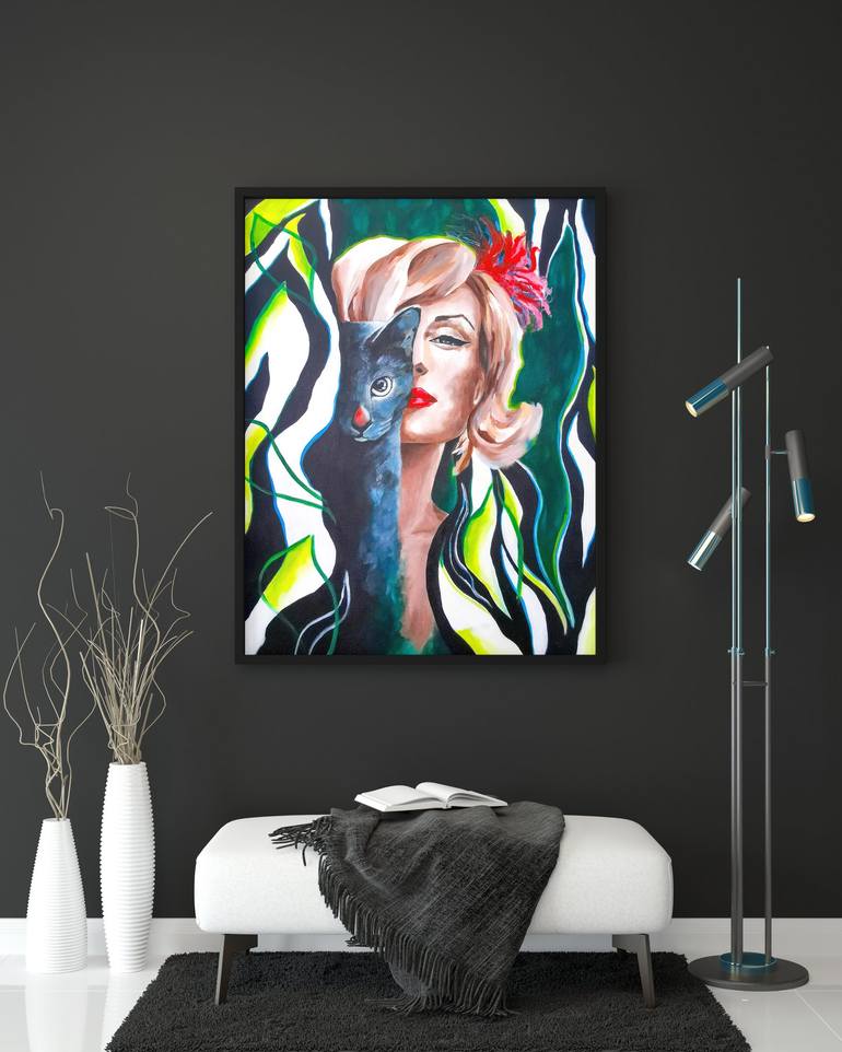 Original Contemporary Pop Culture/Celebrity Painting by Plamia Art