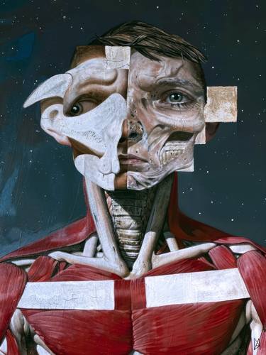 Original Contemporary Body Digital by Dehiscence Art