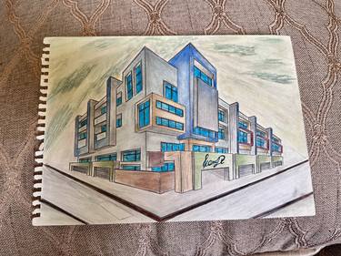 Print of Modern Architecture Drawings by Abdullah Amiri