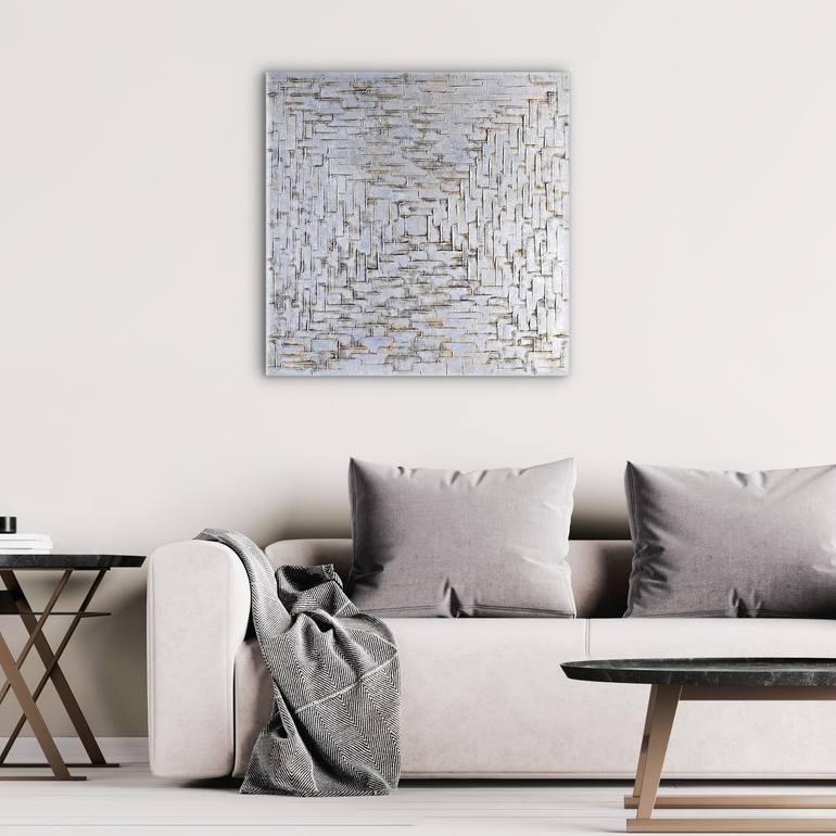 Original Geometric Abstract Painting by Alessia Lu