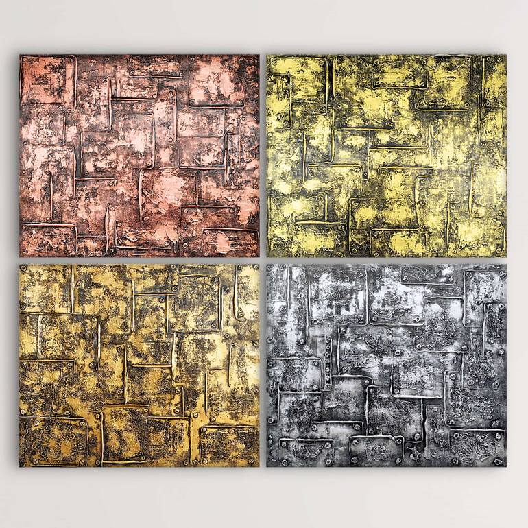 Original Conceptual Abstract Painting by Alessia Lu