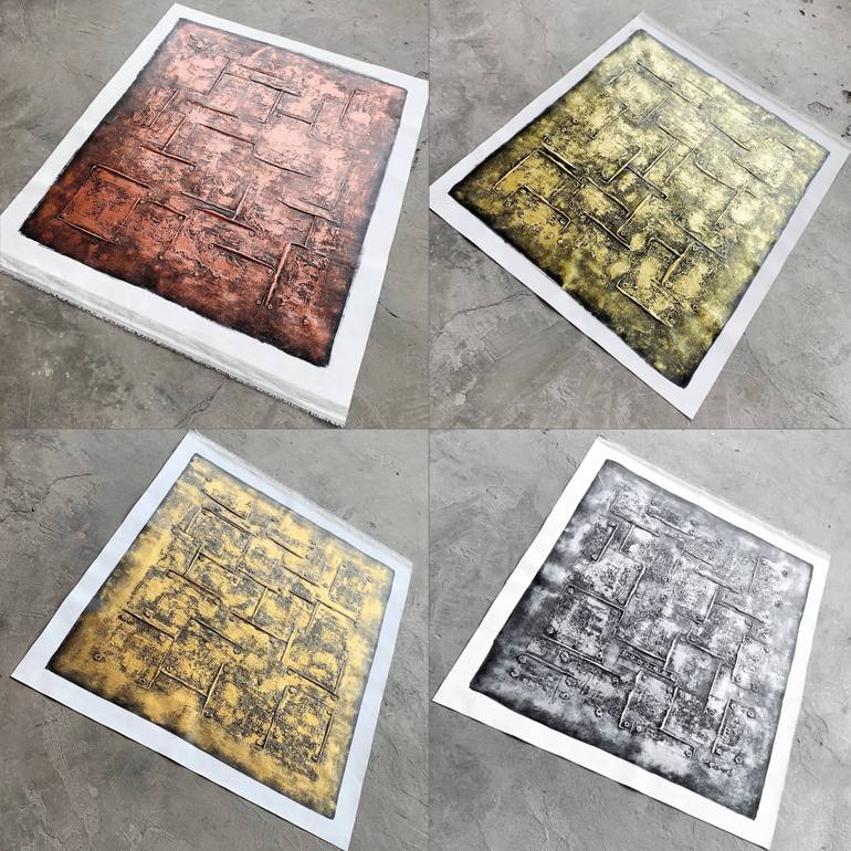 Original Conceptual Abstract Painting by Alessia Lu