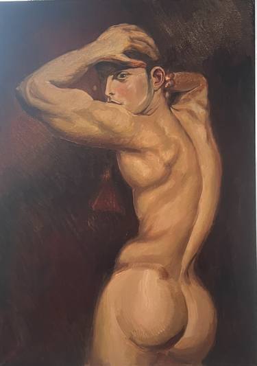 Print of Nude Paintings by Aleksandr Parshin