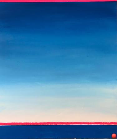Original Minimalism Landscape Painting by Alíz Hermán
