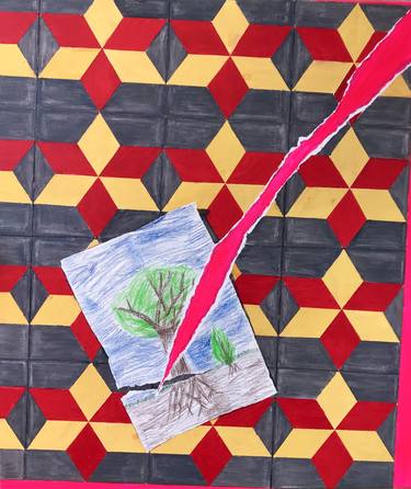 Original Minimalism Still Life Painting by Alíz Hermán