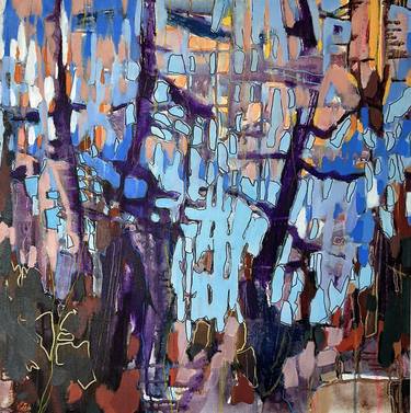 Original Abstract Expressionism Abstract Paintings by Janis Gosbee