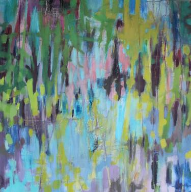 Original Abstract Expressionism Abstract Paintings by Janis Gosbee