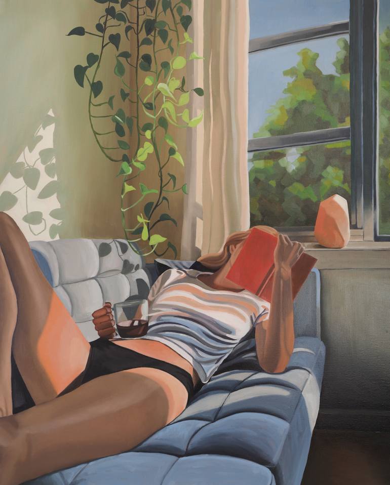 Original Figurative People Painting by Lola Verhoeven