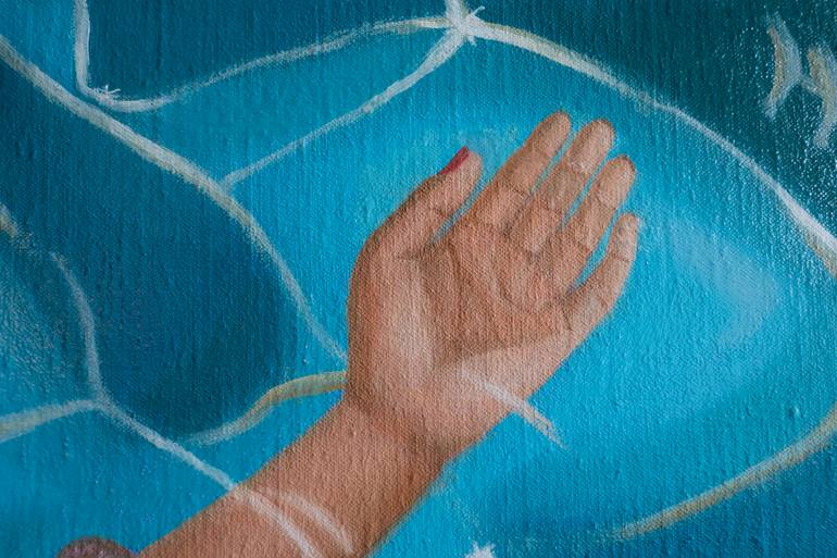 Original Figurative People Painting by Lola Verhoeven