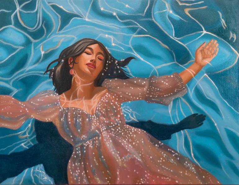 Original Figurative People Painting by Lola Verhoeven