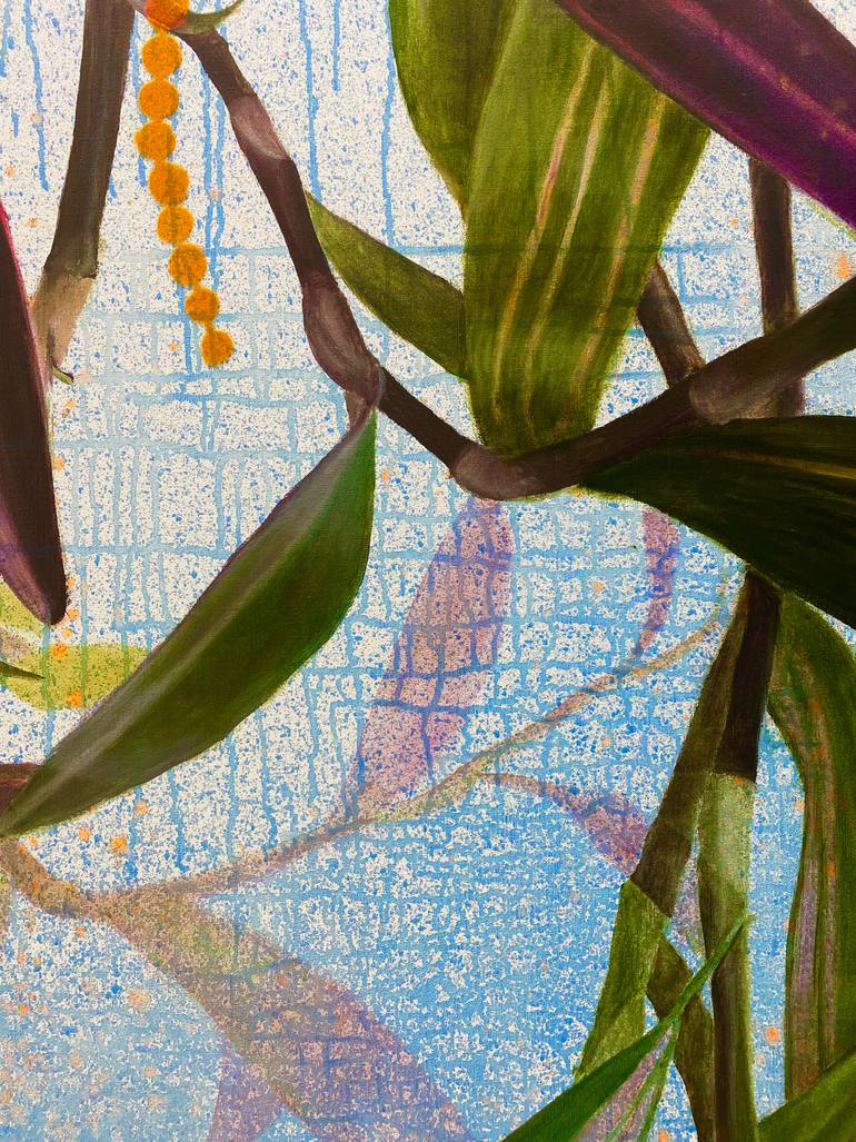 Original Contemporary Floral Painting by Nikkie Le Nobel