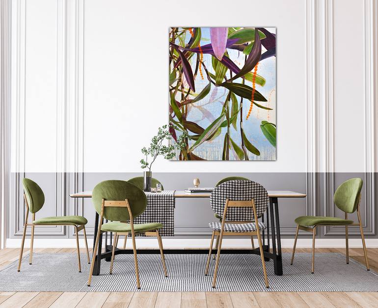 Original Contemporary Floral Painting by Nikkie Le Nobel