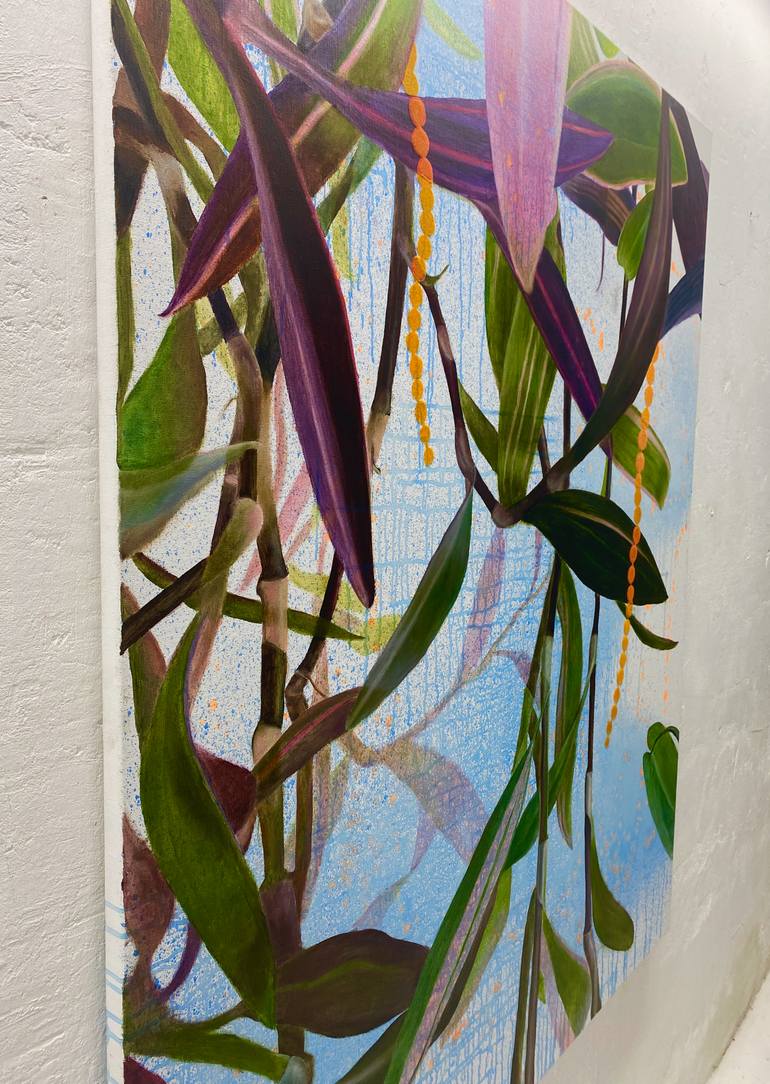 Original Contemporary Floral Painting by Nikkie Le Nobel