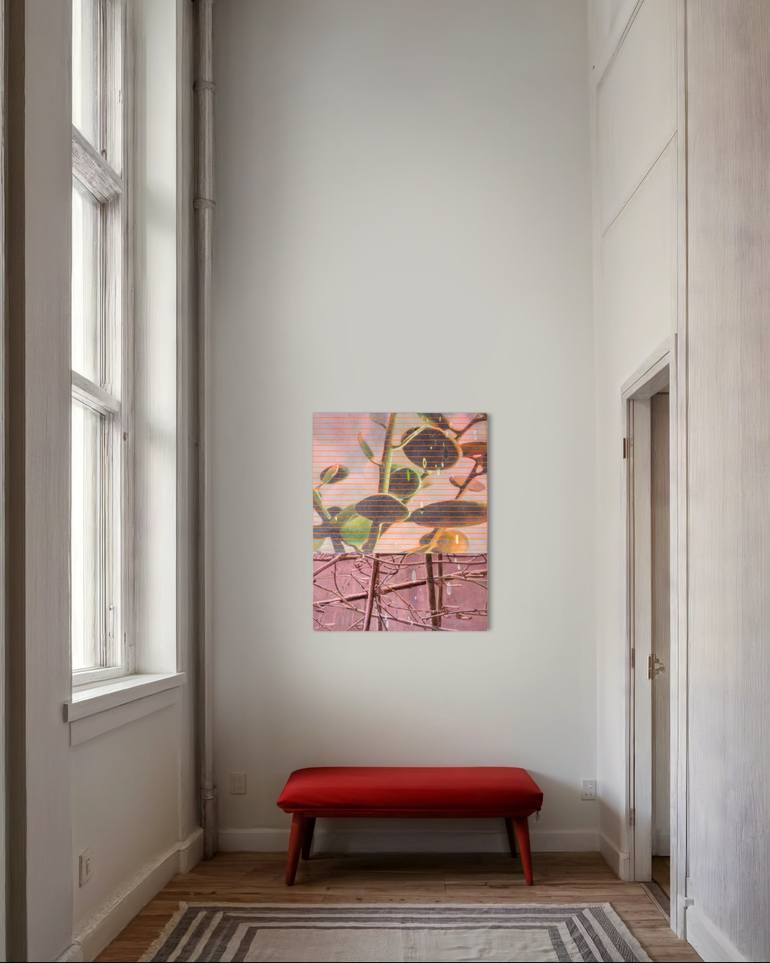 Original Conceptual Abstract Painting by Nikkie Le Nobel