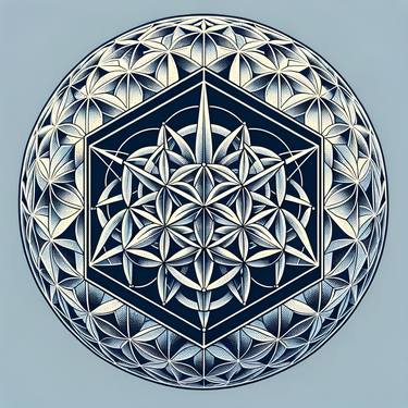 Print of Geometric Digital by Sebastian Scherf