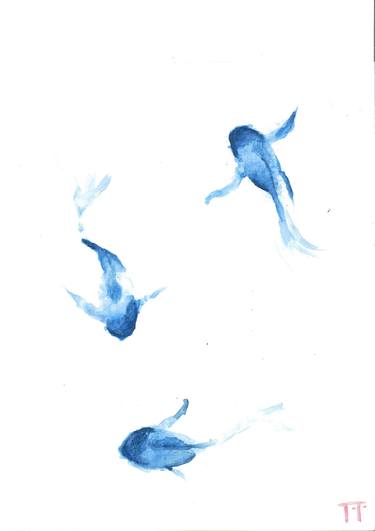 Print of Impressionism Fish Paintings by DINCUFF Etienne