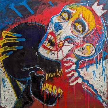 Original Abstract Expressionism Mortality Paintings by Todd McCullough