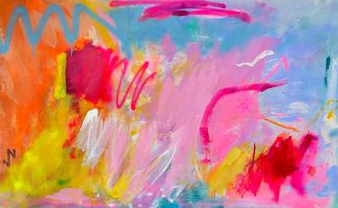 Original Abstract Expressionism Abstract Paintings by Nuria Oliva