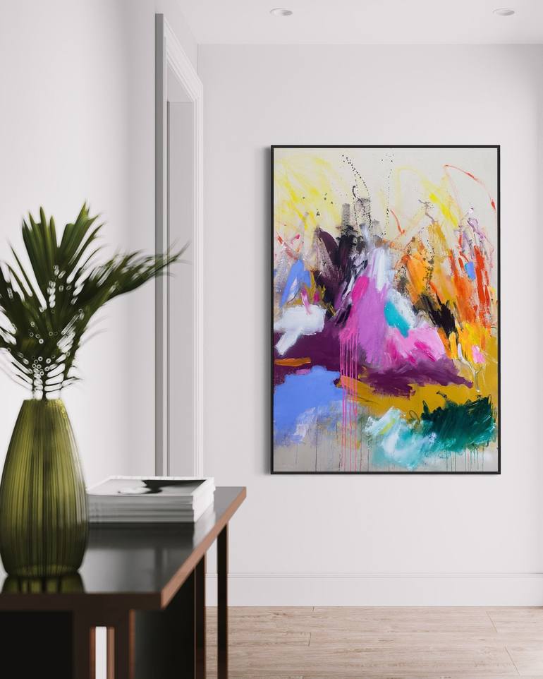 Original Contemporary Abstract Painting by Nuria Oliva
