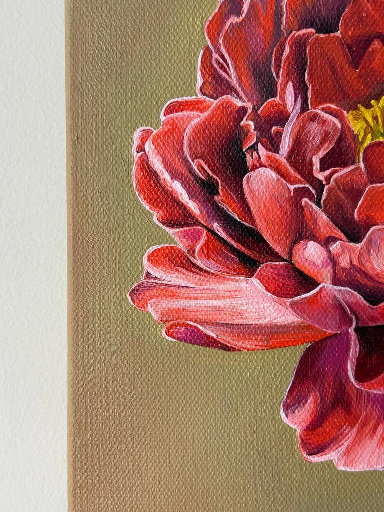 Original Realism Floral Painting by Viktoriia Fedorchak